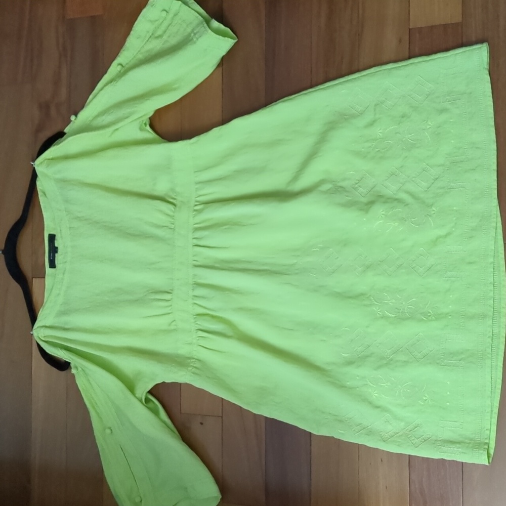 BCBGMaxAzria Lime Green Summer Dress